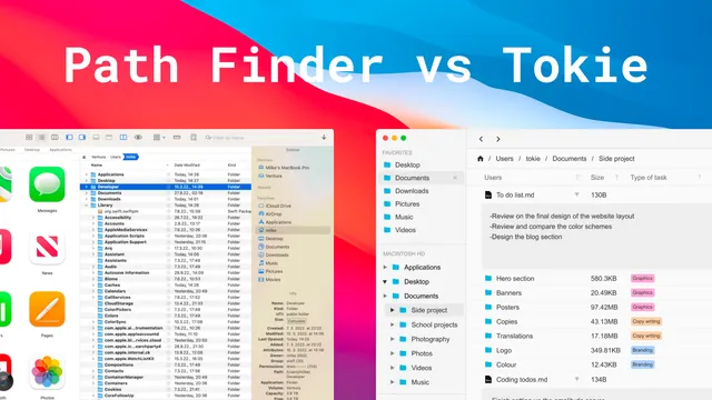 Best File Manager for Mac in 2025: Tokie vs Path Finder (Full Comparison)