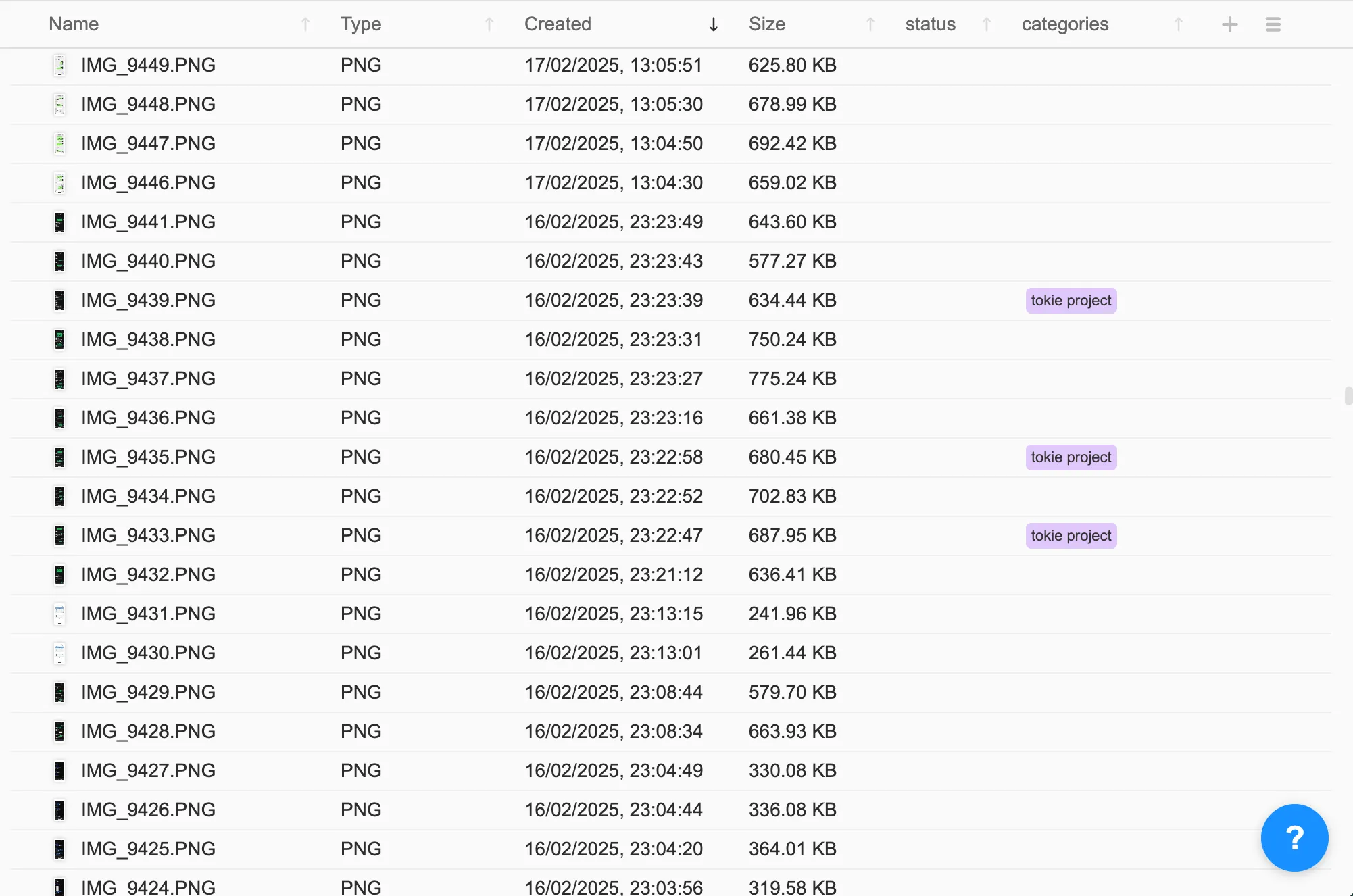 Downloads organization with smart categorization