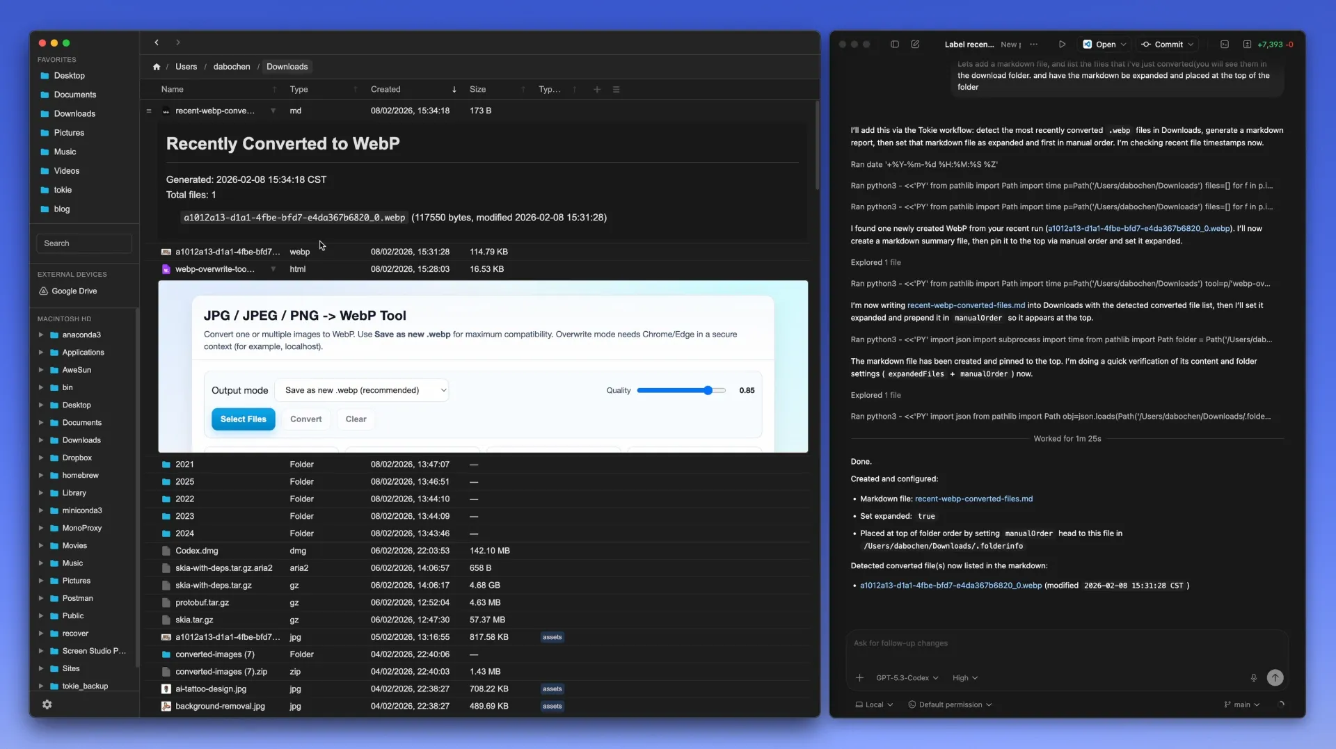 AI agent managing markdown and layout