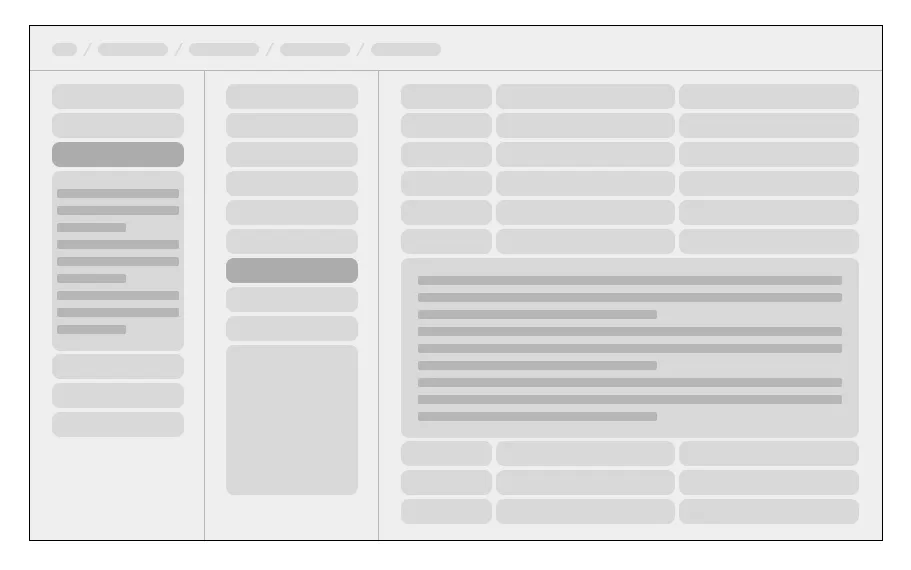 Tokie's main view with column and list view merged
